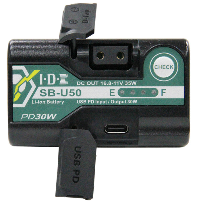 IDX SB-U50/PD Sony BP-U 14.4Vタイプリチウムイオンバッテリー