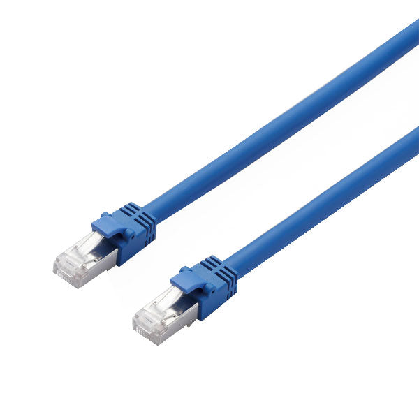 58本セット CAT 7A LANケーブル 2m ブルー 【公式通販】