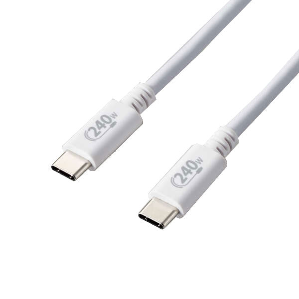 ELECOM U2C-CCPE10NWH USB Type-Cケーブル 1.0m ホワイト
