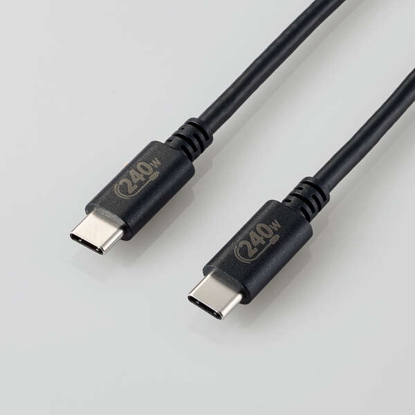 ELECOM U2C-CCPE20NBK USB Type-Cケーブル 2.0m ブラック