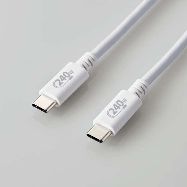 ELECOM U2C-CCPE20NWH USB Type-Cケーブル 2.0m ホワイト