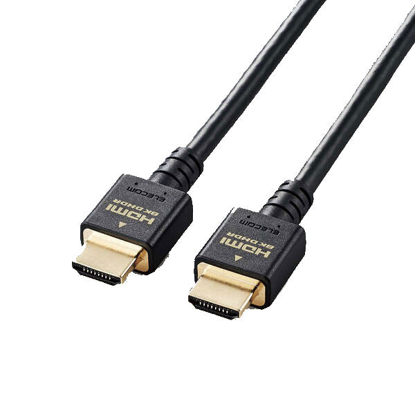 ELECOM CAC-HD21E10BK HDMI ケーブル ウルトラハイスピード 1m ブラック
