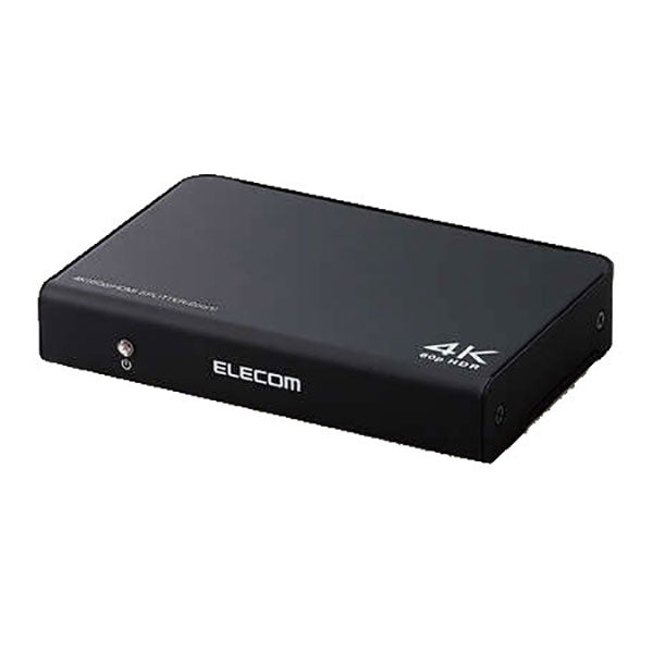 ELECOM VSP-HDP12BK HDMI分配器 1入力 2出力 ブラック - 業務用撮影