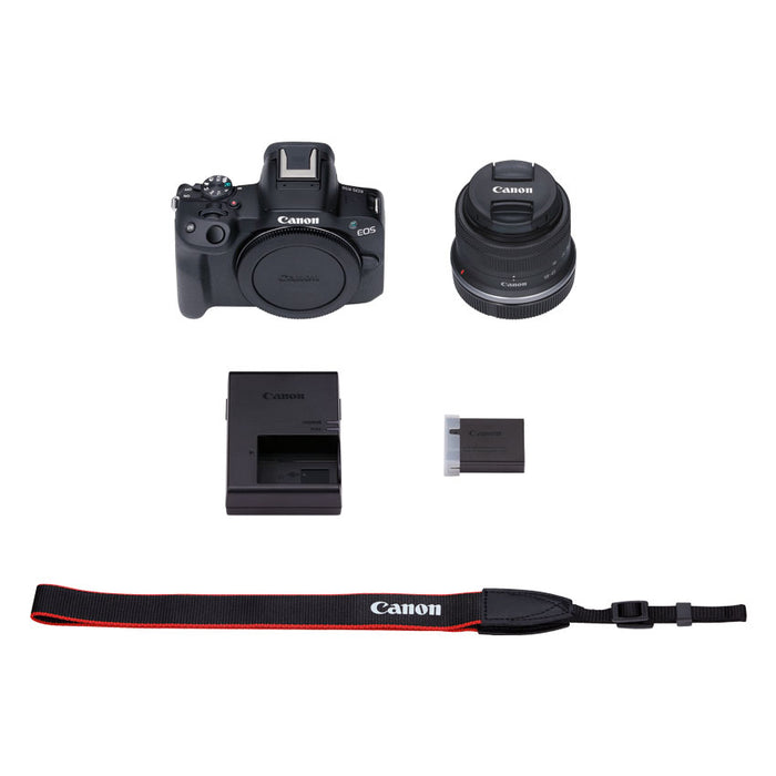 Canon EOSR50BK-1845ISSTMLK ミラーレスカメラ EOS R50 (ブラック)･RF-S18-45 IS STMレンズキット