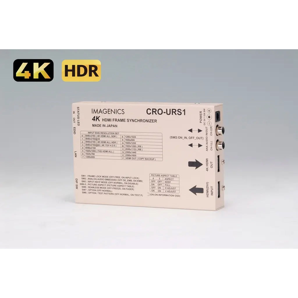 IMAGENICS CRO-URS1 4KHDMIフレームシンクロナイザー - 業務用撮影