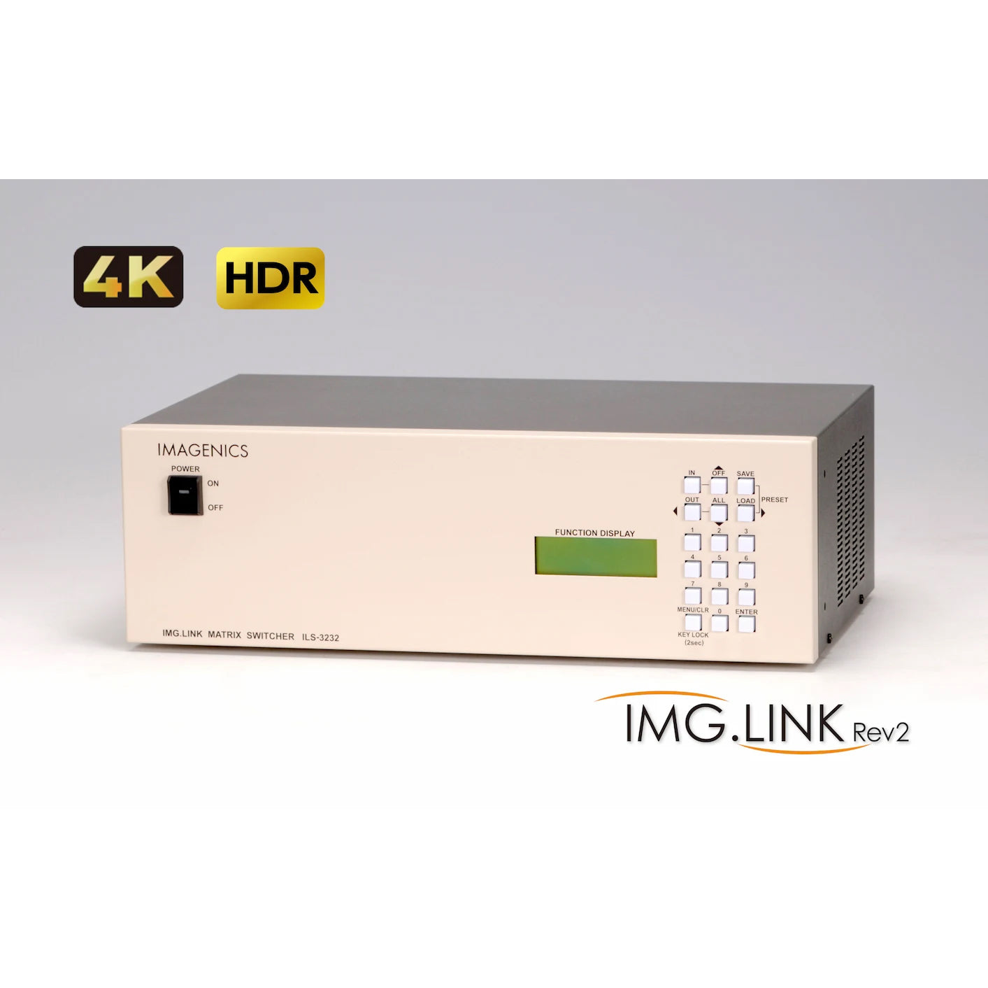 IMAGENICS ILS-3232 32入力32出力スロット式IMG.Linkマトリックス