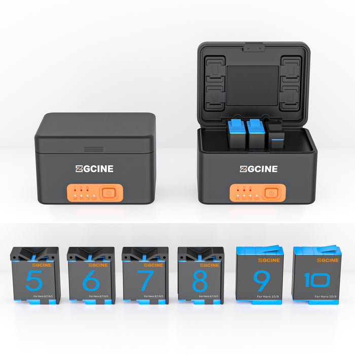 ZGCINE PS-G10 GoProバッテリー充電ケース