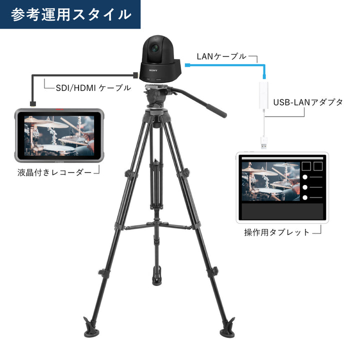 SONY SRG-A40/B PTZオートフレーミングカメラ ブラック