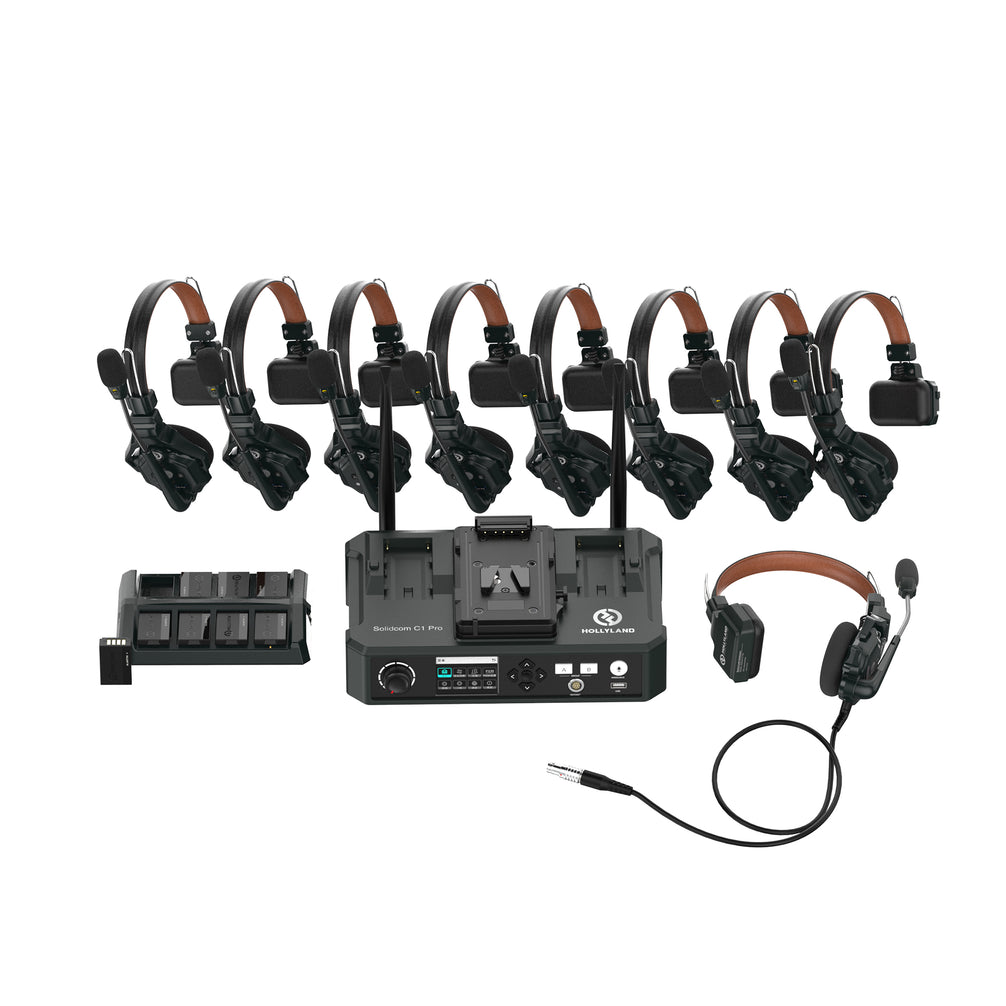 Hollyland ワイヤレスインカムヘッドセット Solidcom C1 Pro