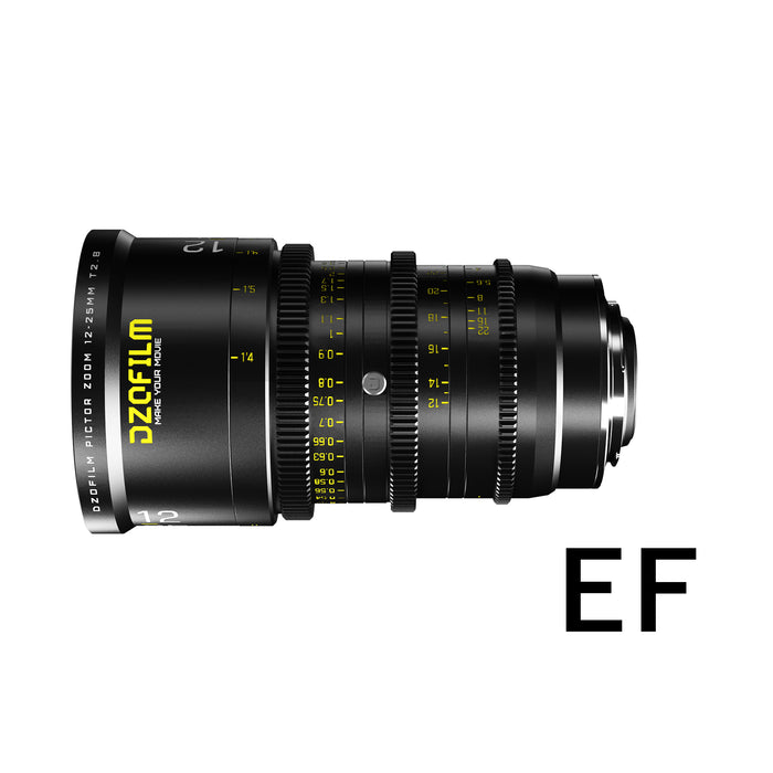 DZOFilm DZO-7220004B Pictor PL/EFマウント 12-25mm T2.8 ブラック