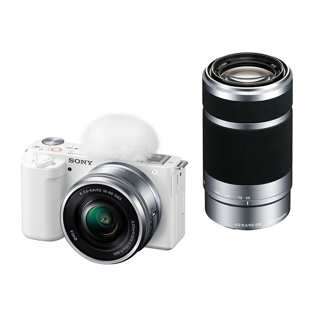 SONY ZV-E10Y WQ デジタル一眼カメラ VLOGCAM(ダブルレンズキット/ホワイト)
