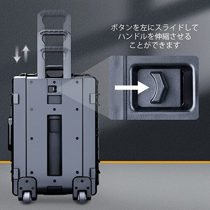 Lykus HC-6030 防水キャリーオンケース 内寸:60x43x27cm