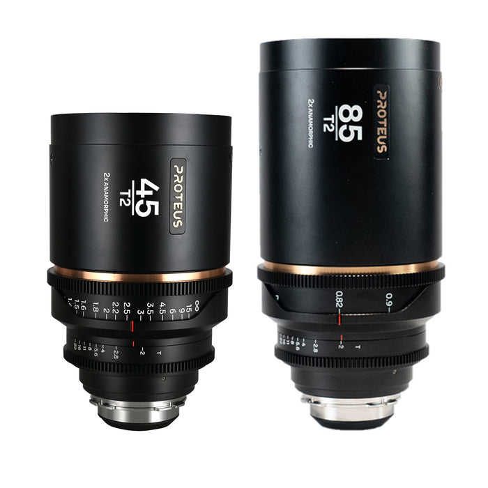 LAOWA LAO0449 Proteus 2X Anamorphic 2Lens Bundle(45mm/85mm) Amber(Feet)