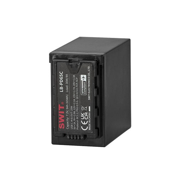 SWIT LB-PD65C USB PD対応バッテリー(PANASONIC VWVBRタイプ)