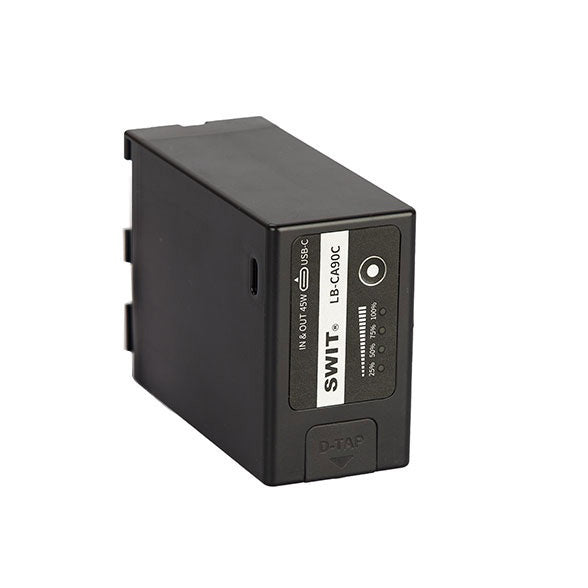 SWIT LB-CA90C USB PD対応バッテリー(CANON BP-Aタイプ)