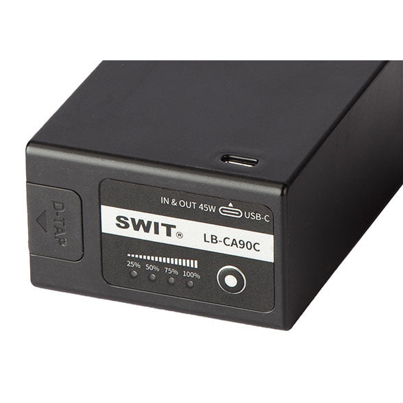 SWIT LB-CA90C USB PD対応バッテリー(CANON BP-Aタイプ)