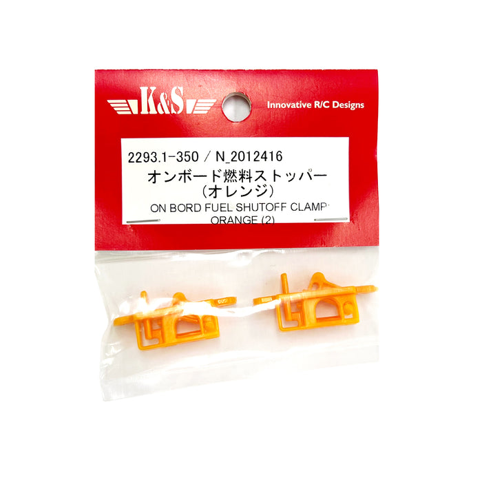 K&S 2293.1 オンボード燃料ストッパー(オレンジ)