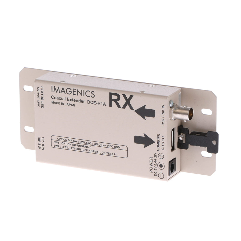 中古品】IMAGENICS DCE-H1ARX HDMI(DVI)信号同軸延長器・受信器