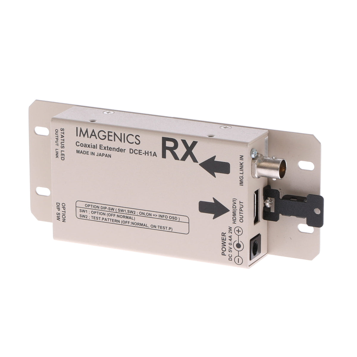 【中古品】IMAGENICS DCE-H1ARX HDMI(DVI)信号同軸延長器