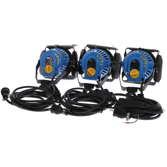 中古品】ARRI アリライト600(3灯セット) タングステンオープンフェイス 