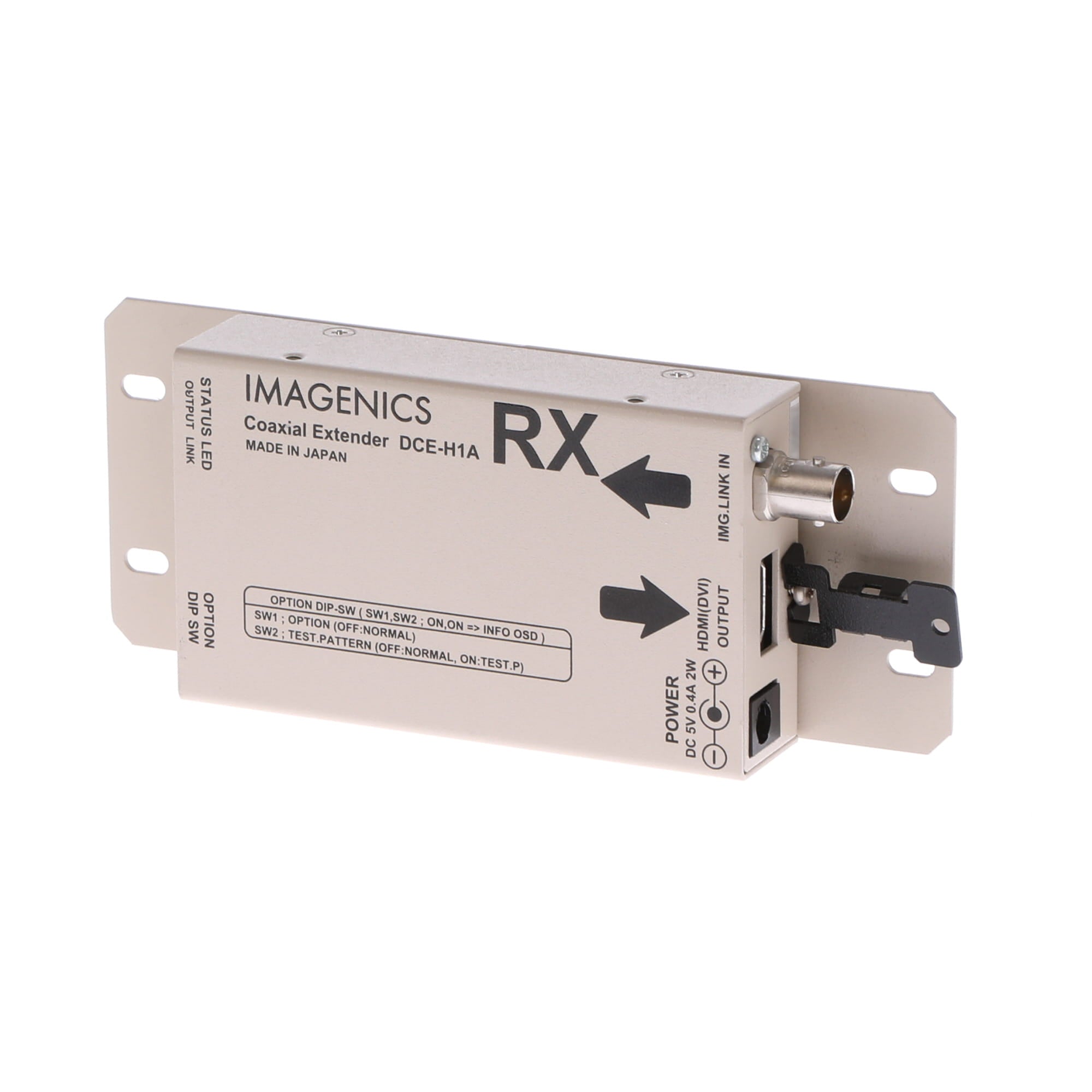 IMAGENICS/イメージニクス DCE-H1RX HDMI（DVI）信号同軸延長器・受信器
