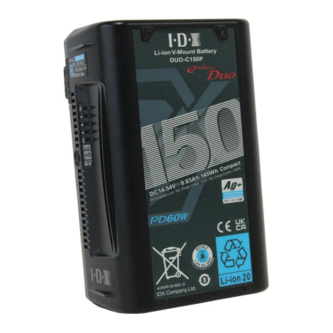 【大創業祭】IDX DUO-C150P PD規格対応 Vマウントタイプリチウムイオンバッテリー(150Wh)